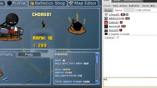 Kongregate Stick Arena: Ballistick glitch смотреть онлайн