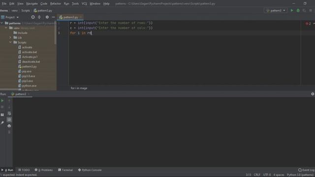 Pattern #3 | Python programming | PyCharm IDE смотреть онлайн
