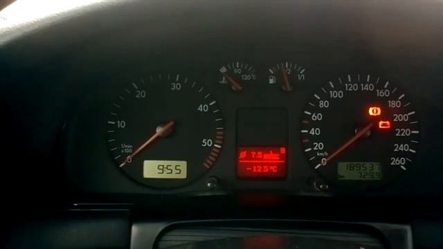 Passat B5 1.9tdi 85kw pd (-12,5 outside) Cold start. смотреть онлайн