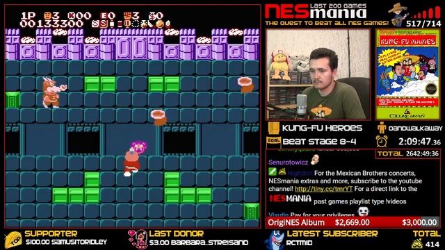 518/714 Kung-Fu Heroes - NESMania