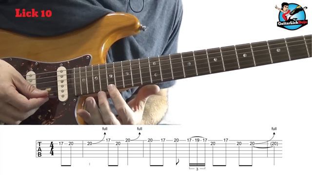 20 Licks Guitar Lesson - Combine Minor and Major Pentatonic Licks Like Eric Clapton and BB King смотреть онлайн