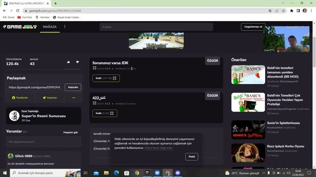 Minecraft Error 422 nasıl indirilir смотреть онлайн