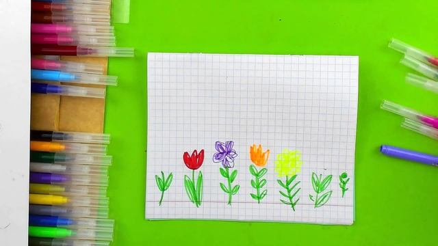 Обьявление для МАМЫ рисуем цветочки рыбакит смотреть онлайн