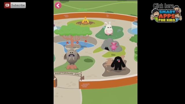 MonsterPark Zoo - iPad app demo for kids - Ellie смотреть онлайн