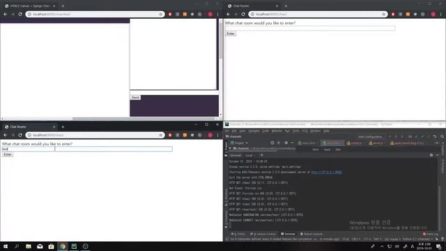 Djnago Channels를 이용한 양방향 Canvas, 채팅 смотреть онлайн