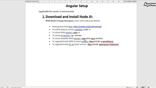 Install Angular - Setup Angular (for version 6 and above) смотреть онлайн