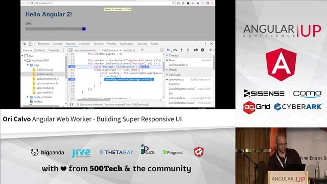 Ori Calvo - Angular Web Worker - Building Super Responsive UI | AngularUP 2016 смотреть онлайн