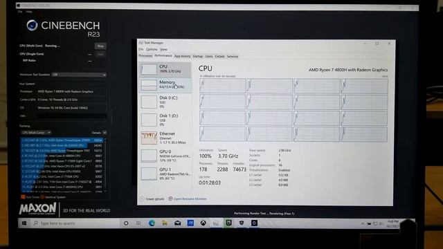 ASUS TUF A15 ES74 LAPTOP PRUEBAS EN JUEGOS смотреть онлайн