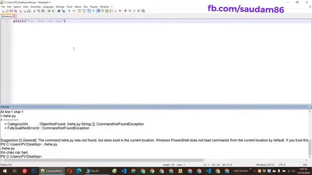 Hướng dẫn cài đặt notepad ++ để lập trình python смотреть онлайн