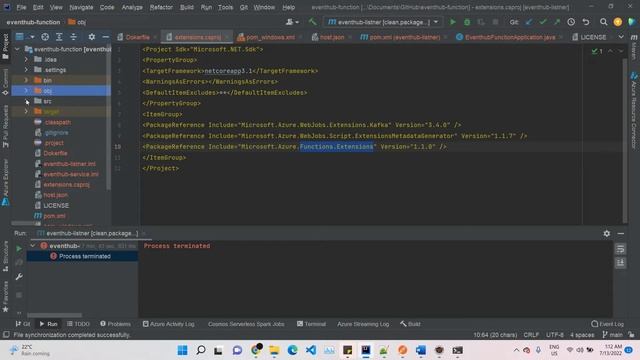 Spring Boot | Azure Function | Kafka Trigger | Azure Event Hub Example смотреть онлайн
