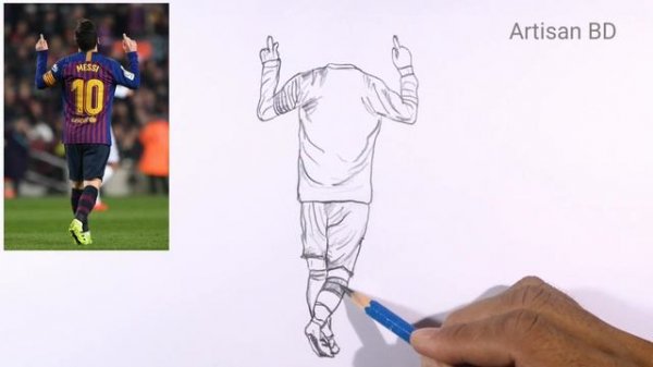 How To Draw Lionel Messi | Step By Step Pencil Sketch | Messi from Qatar World Cup #messi