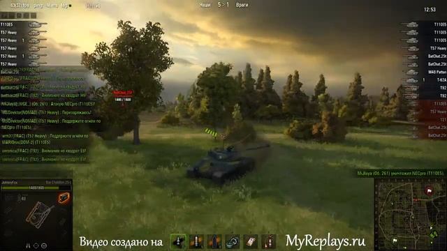 WOT: Мурованка - Bat Chatillon 25 t - 2 фрага - смотреть онлайн