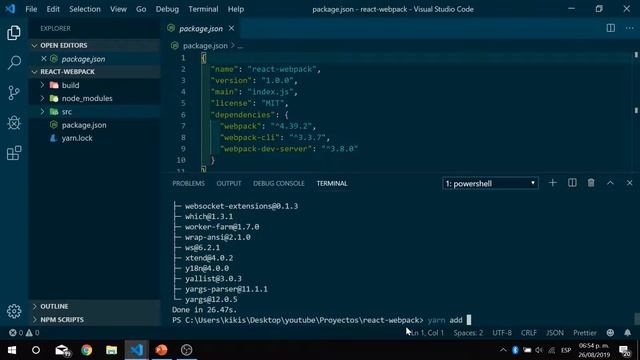 06 - React con Webpack (parte 1) смотреть онлайн
