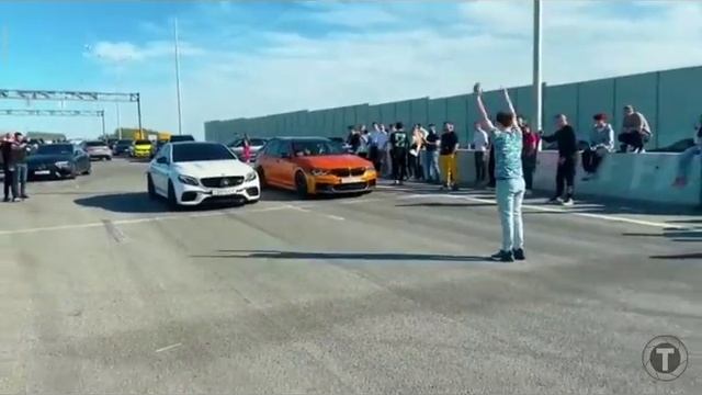 ГОНКА БМВ М5 Ф90 ПРОТИВ МЕРСЕДЕСА Е63