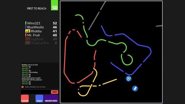 LINE 'EM UP! | Curve Fever 2 w/ Friends смотреть онлайн