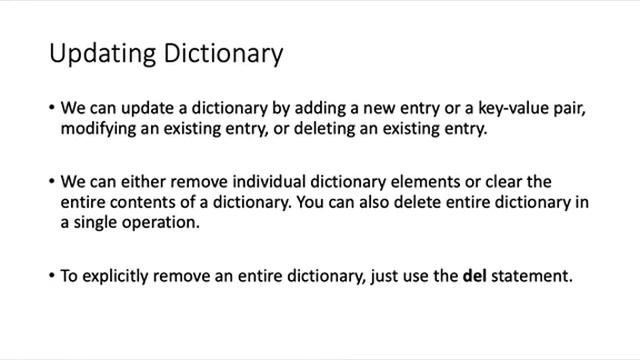 Python programming language: Dictionary смотреть онлайн