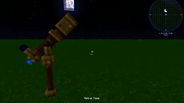 How to use the telescope and how to trace constellation [•]Astral Sorcery Mod[•] смотреть онлайн