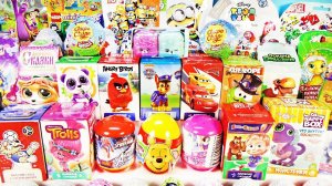 50 СЮРПРИЗОВ! МЕГА ВЫПУСК! Смешарики,ПОНИ,Мстители,ЛУНТИК,Тачки,ЛЕГО,Барби Kinder Surprise unboxing