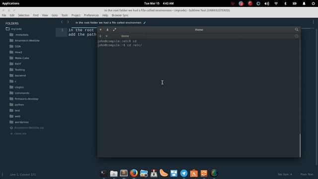 How to add the path permanently in linux tutorial смотреть онлайн