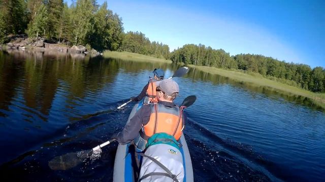 Отличный круговой маршрут по рекам и озерам системы Вуоксы смотреть онлайн