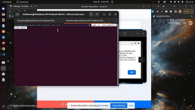 Error sharing screen during zoom meeting on Ubuntu 22.04 смотреть онлайн