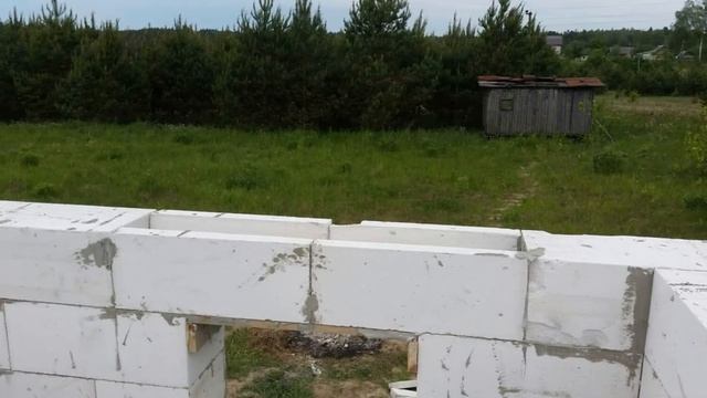 Сарай из газоблока #СтроимСами