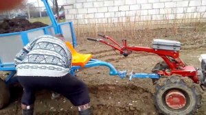 Прицеп-самосвал к мотоблоку МТЗ-09