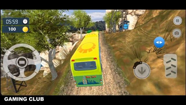 Off-Road Bus Driving & Parking - Offroad Bus Driving Simulator - Passenger Pick & Drop смотреть онлайн