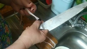 Как почистить свиной желудок и кишки ?