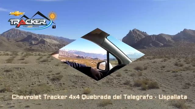 Chevrolet Tracker 4x4 en La Quebrada del Telegrafo Uspallata Mza смотреть онлайн