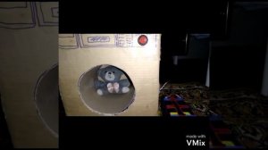 стиральная машина из картона