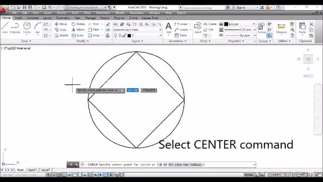 Autocad 2D Tutorial : simple Fractal Motif /Practice Object Snap OSNAP смотреть онлайн