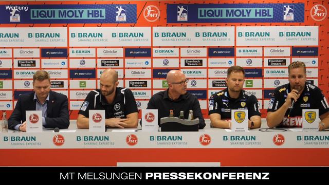 Pressekonferenz MT Melsungen vs. Rhein-Neckar Löwen 26.09.2019 смотреть онлайн