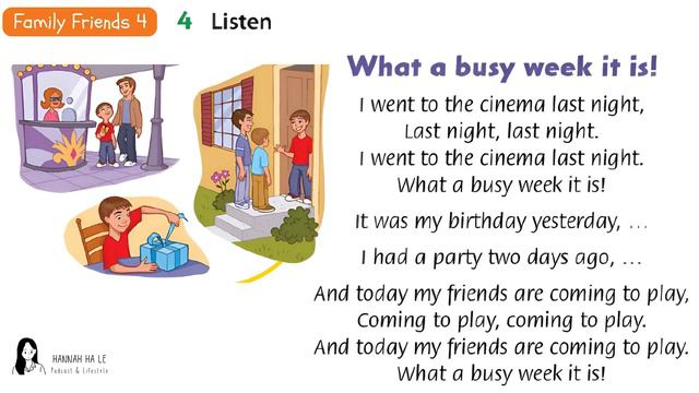 [student Book] Family Friends 4 (2nd Edition) :: Unit 2