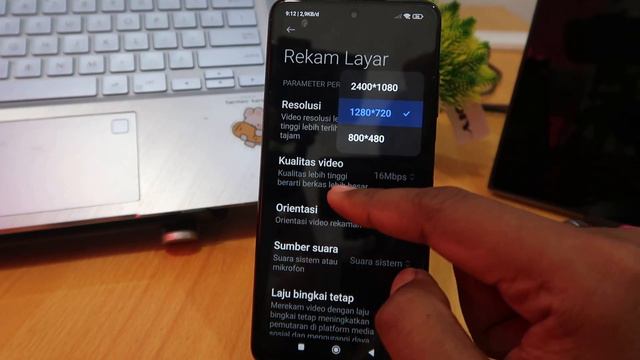 Cara merekam layar hp poco X6, M6 - record screen смотреть онлайн