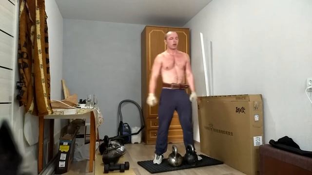 Домашняя тренировка одного дня с двумя гирями 2 смотреть онлайн