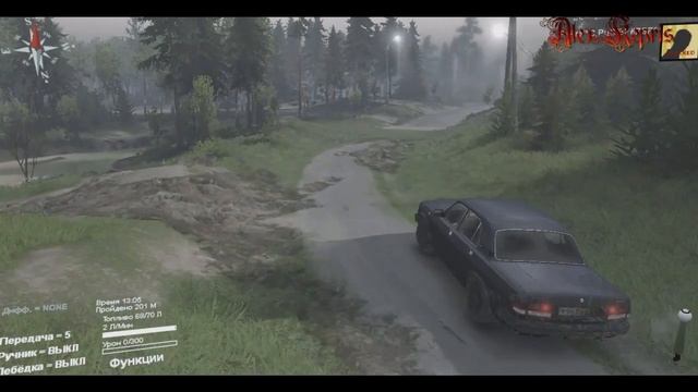 Spintires Обзор мода Газ 3110 смотреть онлайн