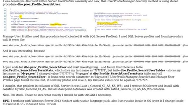 Sharepoint: Search in User Profiles does not work on localized values at Sharepoint 2013 смотреть онлайн