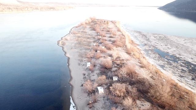 Самара. Царевщина. Пгт.Волжский, полёт до Голодного. 4к. 13 апреля 2021 г.