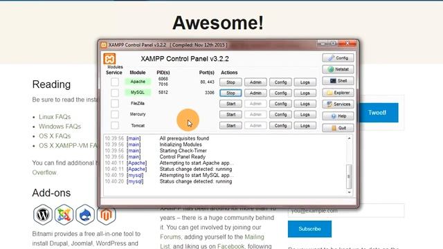 XAMPP: Как установить? смотреть онлайн