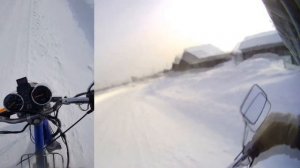 Мощный подогрев карбюратора от выхлопа на мопеде альфа дельта мотоцикле