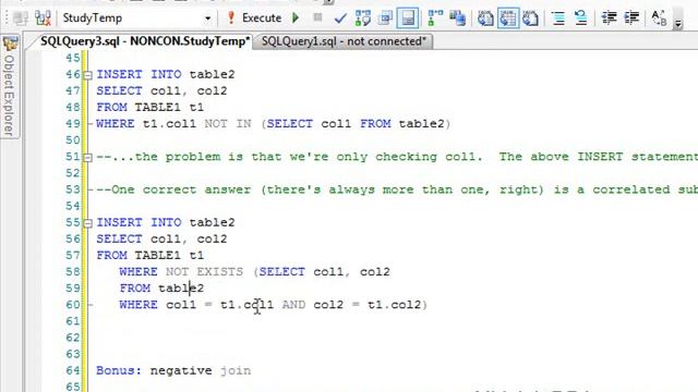 Insert Non-duplicate Rows смотреть онлайн