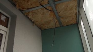 Шумоизоляция и утепление потолка на балконе