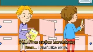 урок 1 / легкий английский / детский разговор на английском с русскими субтитрами