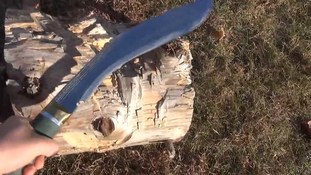 18 Inch Blade Khukuri (AKA Water Buffalo Decapitator) Jug Chop смотреть онлайн