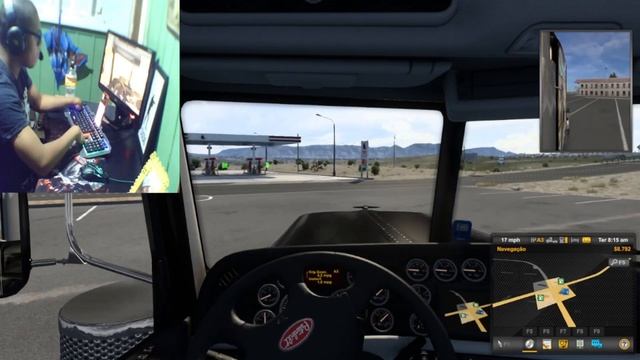 AMERICAN TRUCK SIMULATOR jogando sem Volante смотреть онлайн