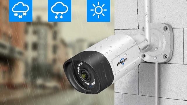 Hiseeu Security Cameras Wireless Outdoor System 3MP PTZ&Bullet Cameras IP66 Waterproof смотреть онлайн