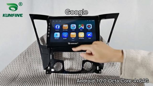 Unboxing KUNFINE Head Unit Android 10 Car Stereo For Hyundai Sonata 10-14 GPS Player смотреть онлайн
