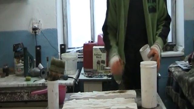 декоративный камень способ покраски 1.avi смотреть онлайн