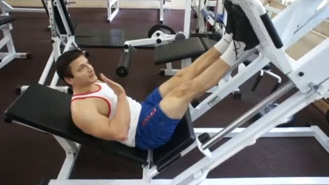 Эффективные упражнения для ног. Жим ногами. смотреть онлайн